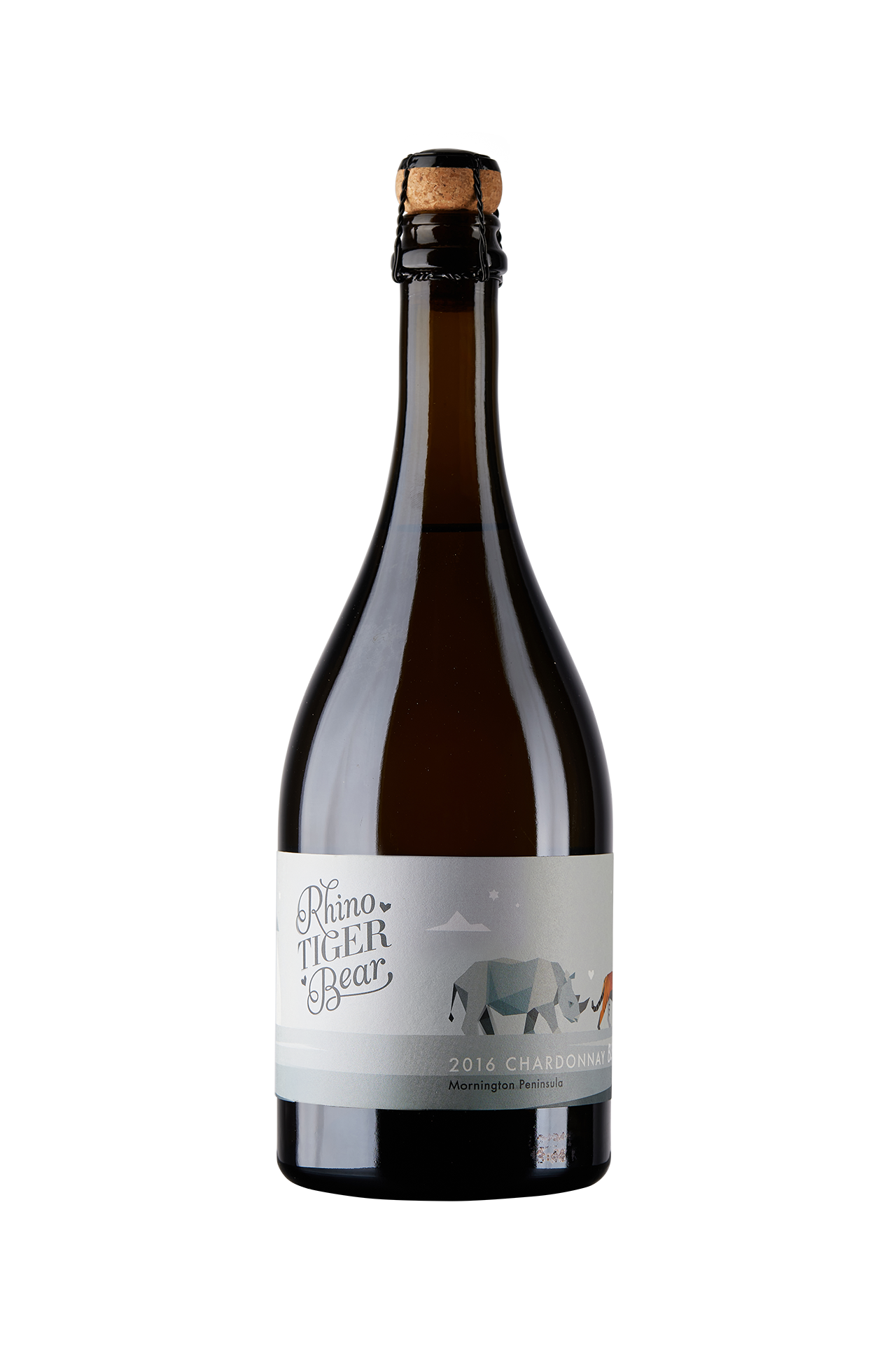 Blanc de Blancs vintage 2016 100% Chardonnay sparkling - Rhino Tiger Bear